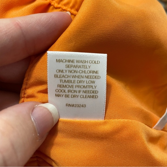 NWT NY & Co. Eva Mendes 2 Piece Set Tangarine Time Skirt and Blouse Top Size 8/M - Picture 16 of 16